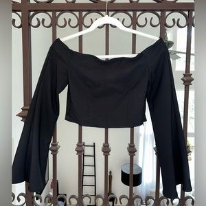 Beautiful black Zara top S